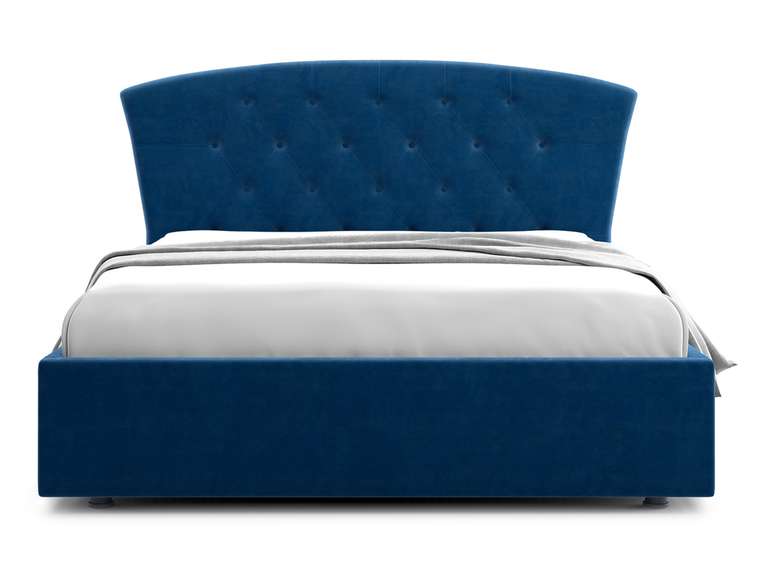 Кровать Premo 180х200 темно-синего цвета с подъемным механизмом 