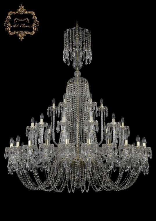 Хрустальная подвесная люстра Art Classic 45231 11.23.24+12+6.530.XL-172.Gd.Dr подсвечник