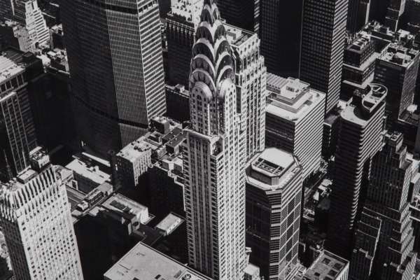 Постер с паспарту в раме Chrysler Building  