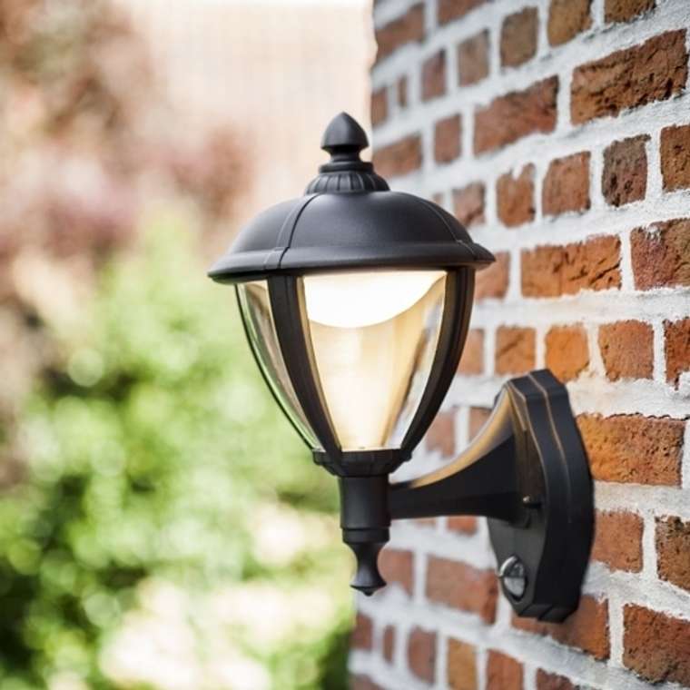 Настенный фонарь уличный IP44 светодиодный Oasis Light UNITE W2601-PiR Bl