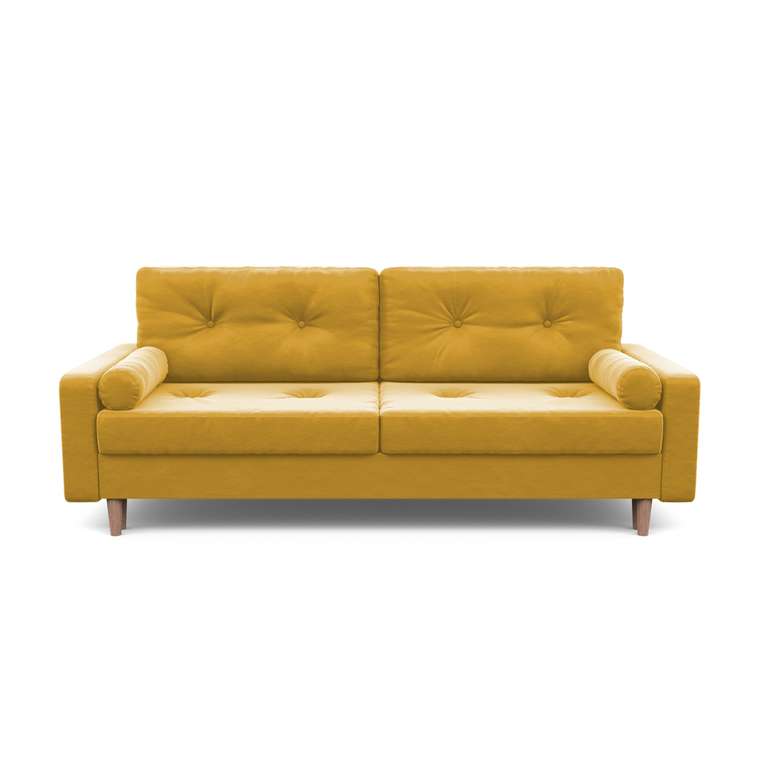 Диван-кровать Дэн желтого цвета