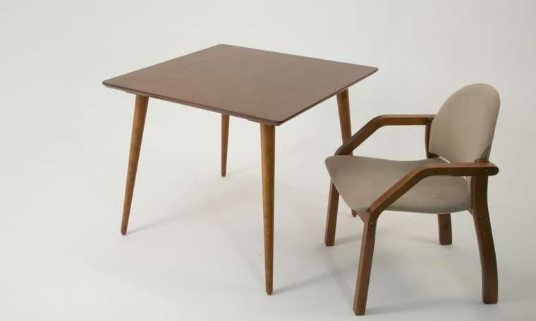 Обеденная группа Монте 100 темно-коричневого цвета