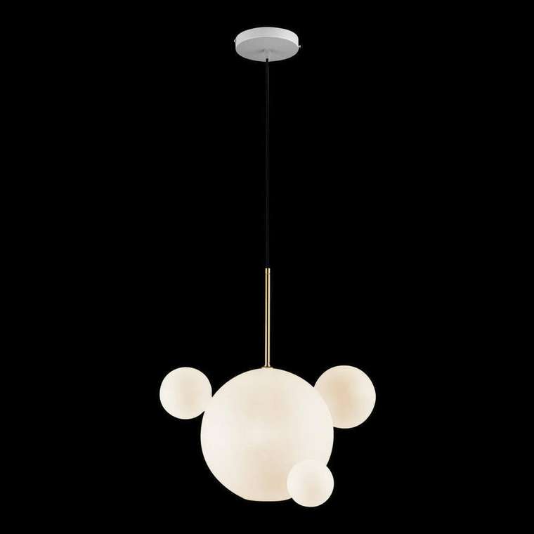 Подвесной светильник Bolle 2030-P4 (стекло, цвет белый)