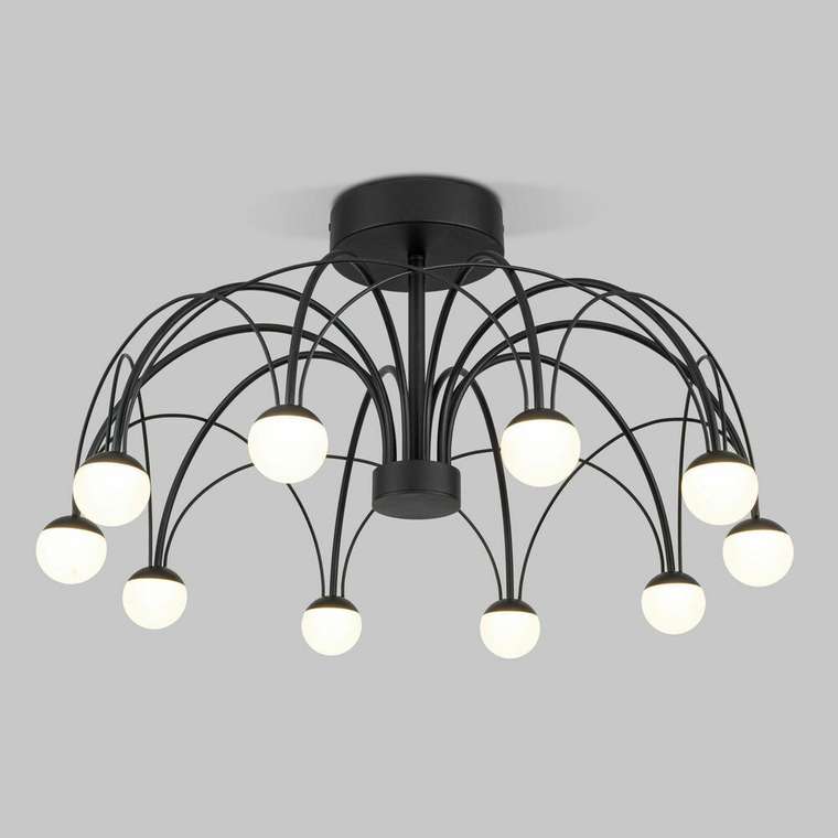 Потолочный светодиодный светильник 90035/10  LED черный