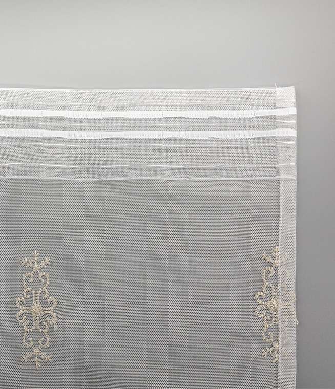 тюль Катрин 300х280 белый с золотом
