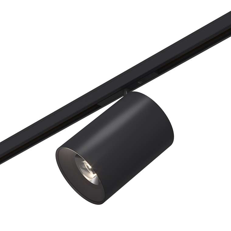 Магнитный трековый светильник Черный LED 1*9W 3000K 500Lm Ra&gt;90 36° IP20 D45xH63 24V SUPER5