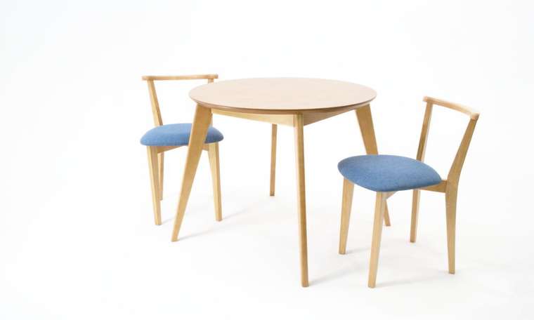 Обеденная группа Сканди D100 бежевого цвета