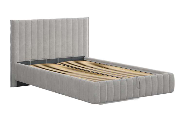 Кровать Твикс 120х200 без основания серого цвета