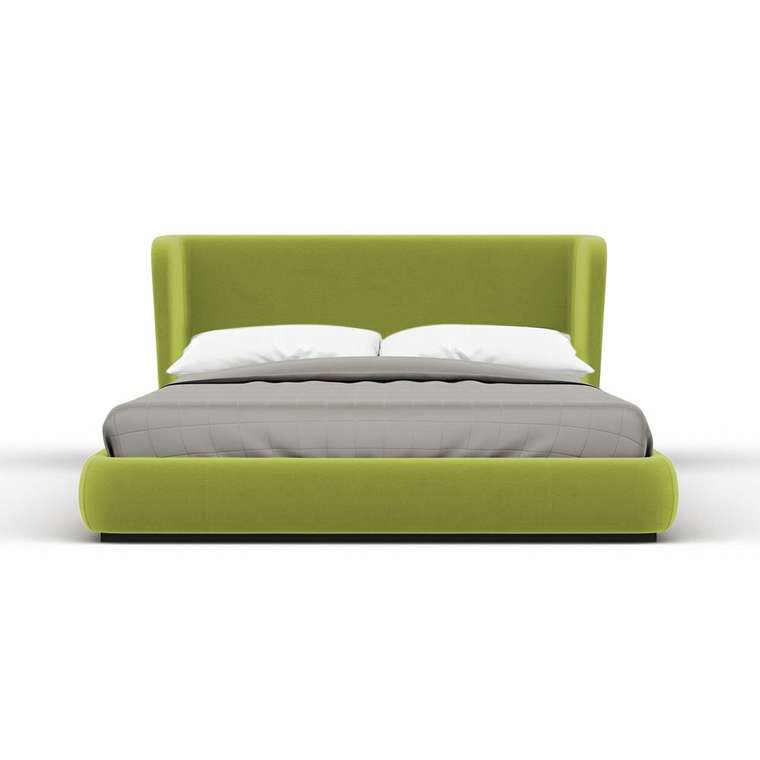 Кровать Runa 140х200 салатового цвета без подъемного механизма
