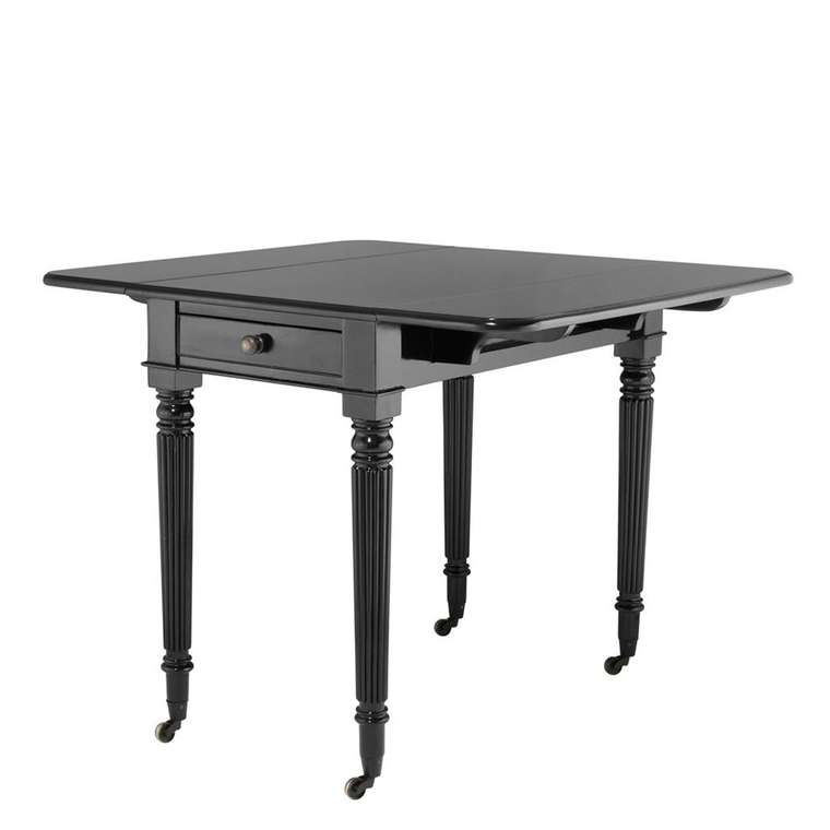 Складной стол Eichholtz Table Pembroke из дерева черного цвета