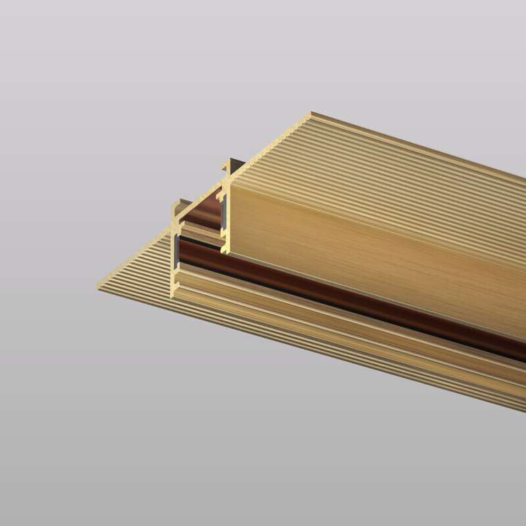 Шинопровод магнитный встраиваемый для ГКЛ Denkirs Shine Hide TR5702-SB