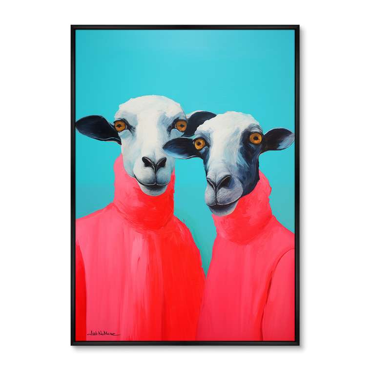 Репродукция картины Взгляд в душу, 2024г.