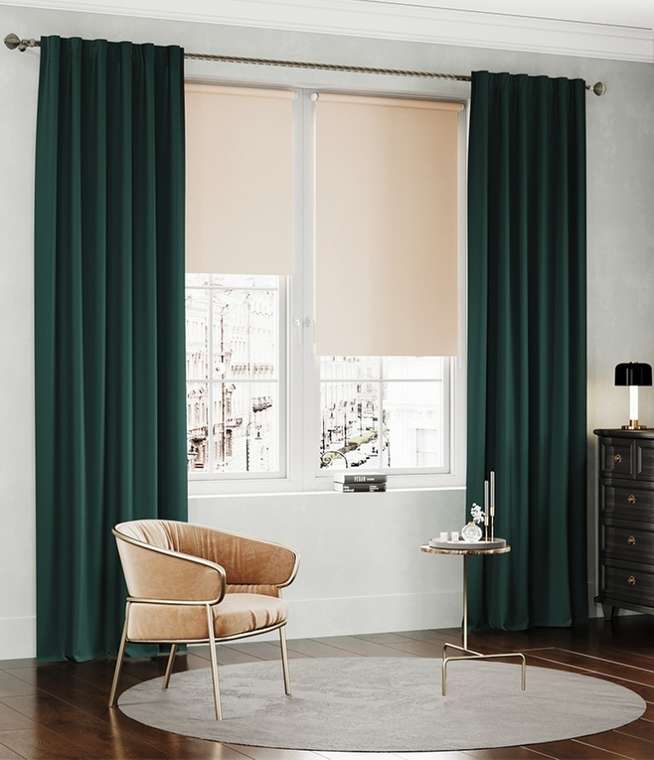 портьера Канвас 150х280 маренго