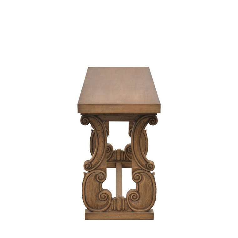 Консольный стол "Rosalie" из натурального дерева в античном стиле
