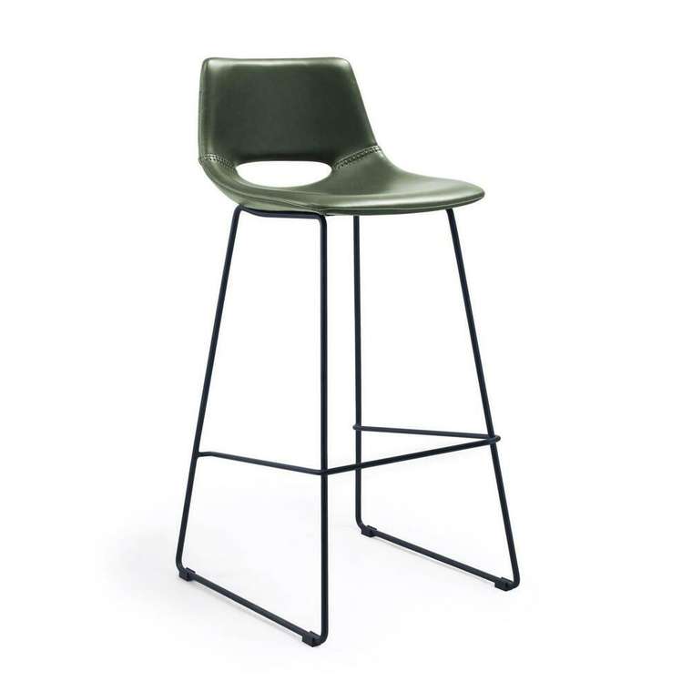 Барный стул Ziegler зеленого цвета 