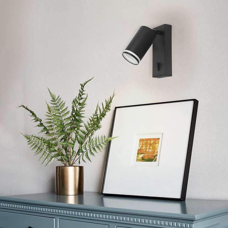 Спот Luna 48810 (алюминий, цвет черный)