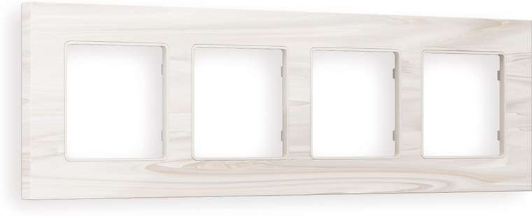 Рамка Ambrella Volt ALFA Grand (Бежевый мрамор) 4-ая AF930304