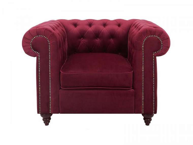 Кресло Chester Classic бордового цвета 