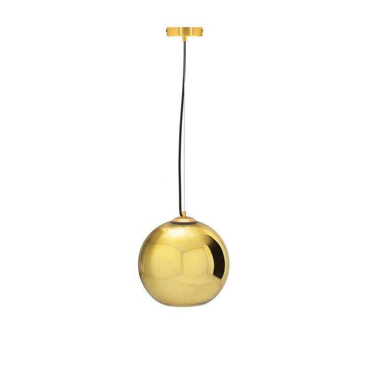 Подвесной светильник Copper Shade золотого цвета