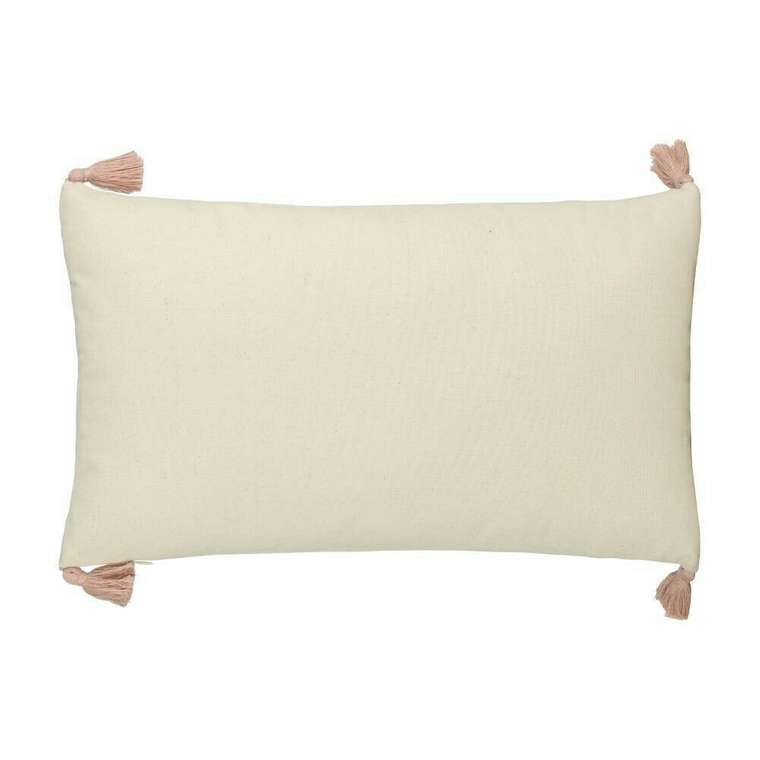 Декоративная подушка Chevery 30х50 бело-розового цвета