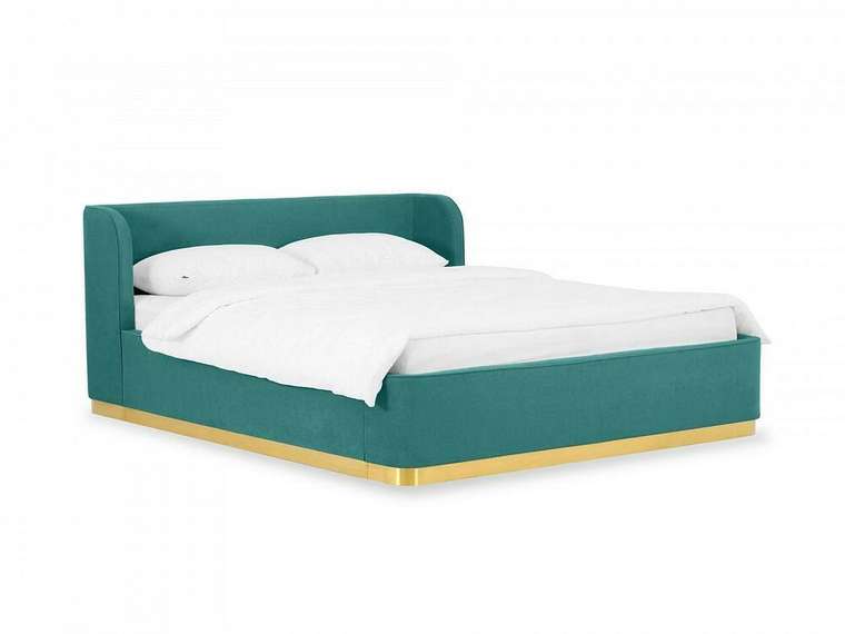 Кровать Vibe 160х200 бирюзового цвета с подъемным механизмом