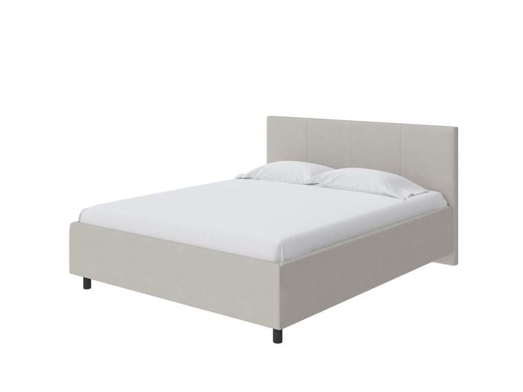 Кровать Como Veda 3 180х200 бежевого цвета (микрофибра)