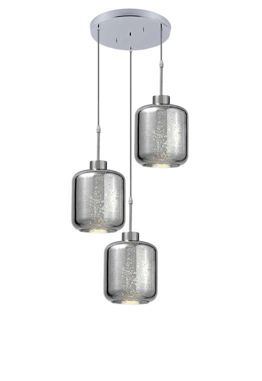 Подвесной светильник Lumina Deco Alacosmo LDP 6811-3 RD CHR
