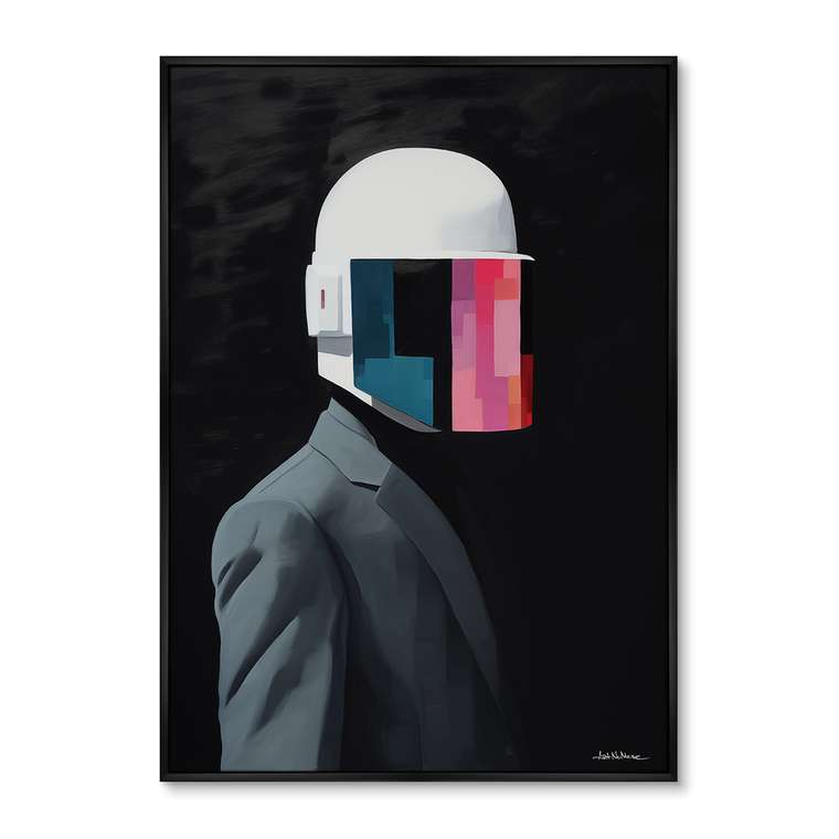 Репродукция картины Vibe collection, Motorcyclist, 2024г.