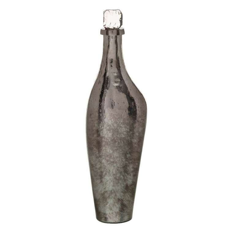 бутылка Серебристый Алюминий Стеклянный 15 x 13 x 54 cm Декоративный