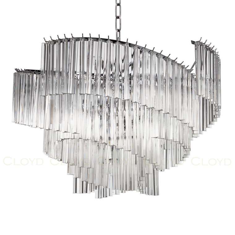 Подвесная люстра EVOLUTE-A C18 цвета хром