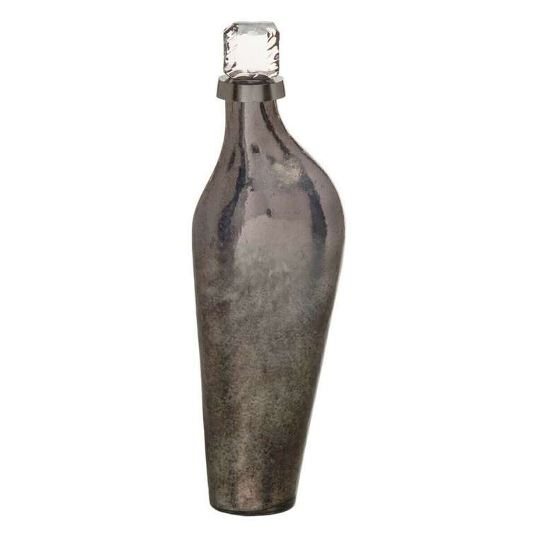 бутылка Серебристый Алюминий Стеклянный 13 x 10 x 43 cm Декоративный