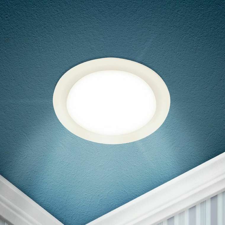 Встраиваемый светильник LED 17 Б0057419 (пластик, цвет белый)