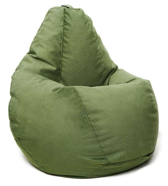 Кресло мешок Груша Maserrati 13 L зеленого цвета