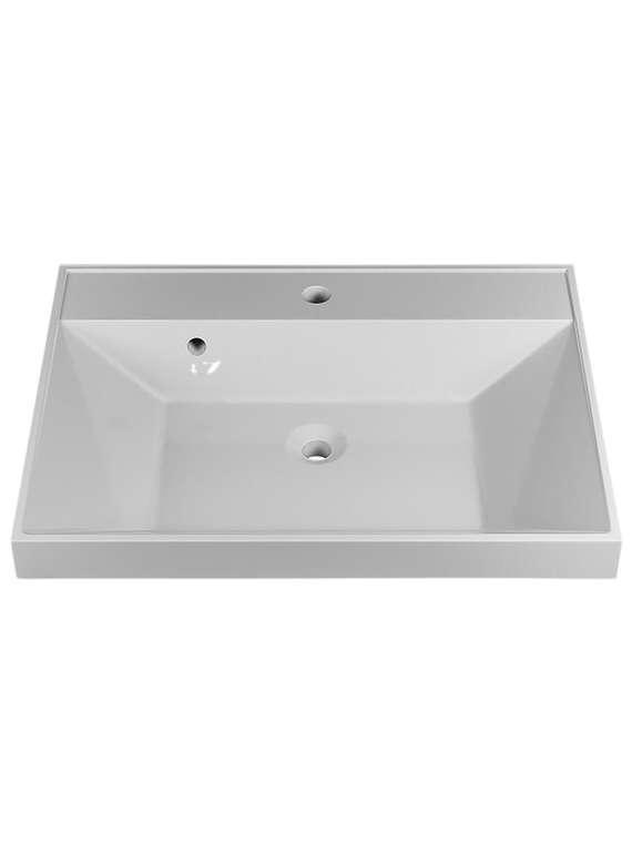 Раковина накладная Uperwood Classic прямоугольная 60х45 см