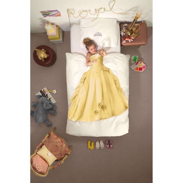 Комплект постельного белья Принцесса желтый 150х200