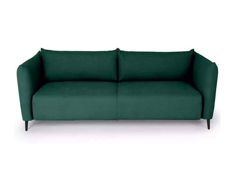 Диван-кровать Menfi темно-зеленого цвета с металлическими ножками