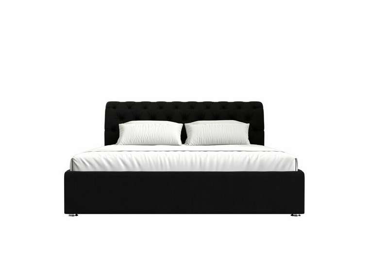 Кровать Сицилия 160х200 черного цвета с подъемным механизмом