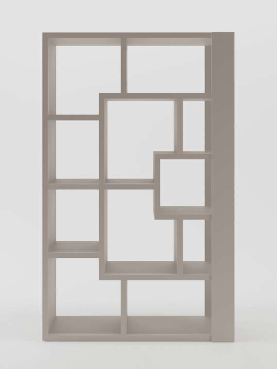 Стеллаж Twist серо-бежевого цвета