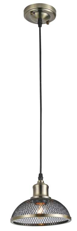 Подвесной светильник Charlotte Б0054871 (металл, цвет бронза)
