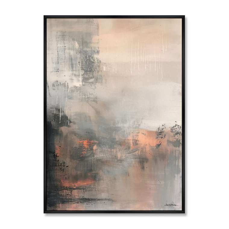 Репродукция картины на холсте Терпкий закат, No 1, 2025г.