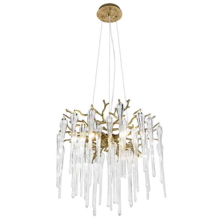 Подвесная люстра Waterfall 10350/460 AB (стекло, цвет прозрачный)