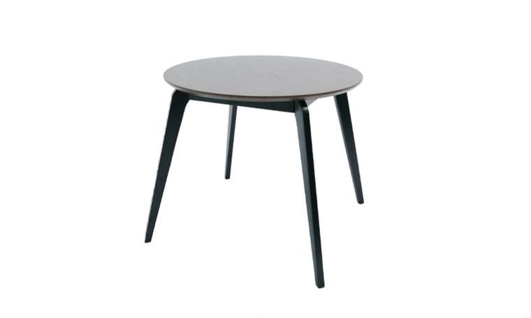 Обеденный стол Arki К 90 черно-коричневого цвета