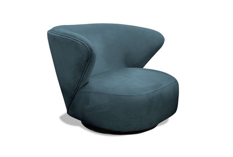 Кресло Kamila синего цвета