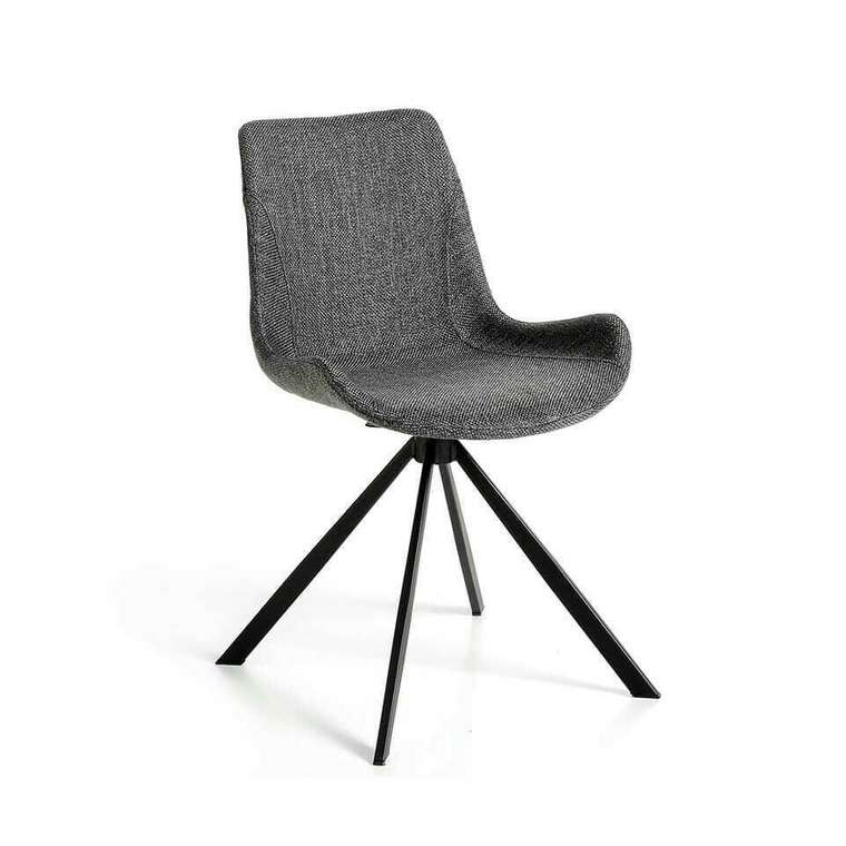 Вращающийся стул серого цвета