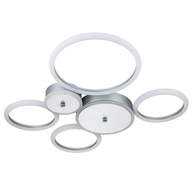 Потолочная люстра Saturn 10268/6LED Silver (акрил, цвет белый)