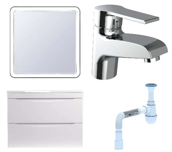Комплект: Мебель для ванной Бергамо