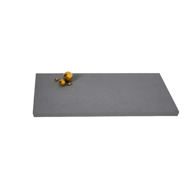 Декоративная подставка Aurora Tray Rectangular серого цвета   