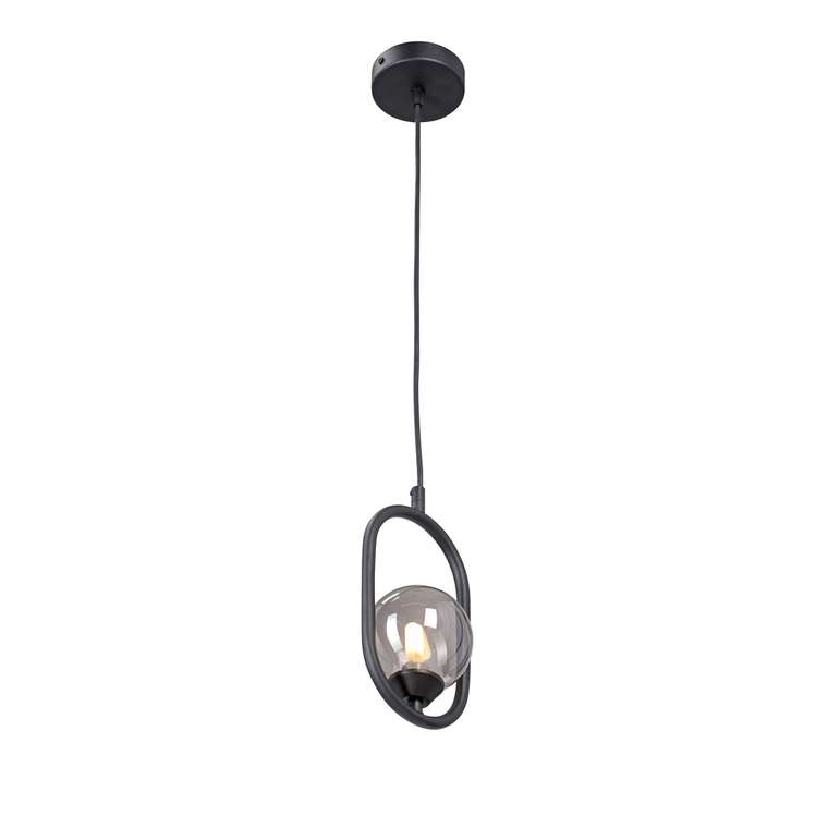 Подвесной светильник V2991-1/1S (стекло, цвет дымчатый)