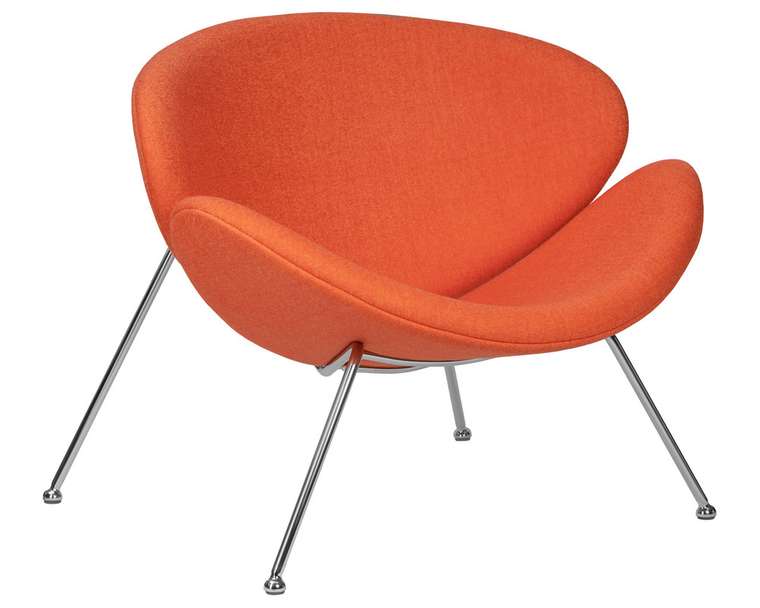 Кресло Emily оранжевого цвета