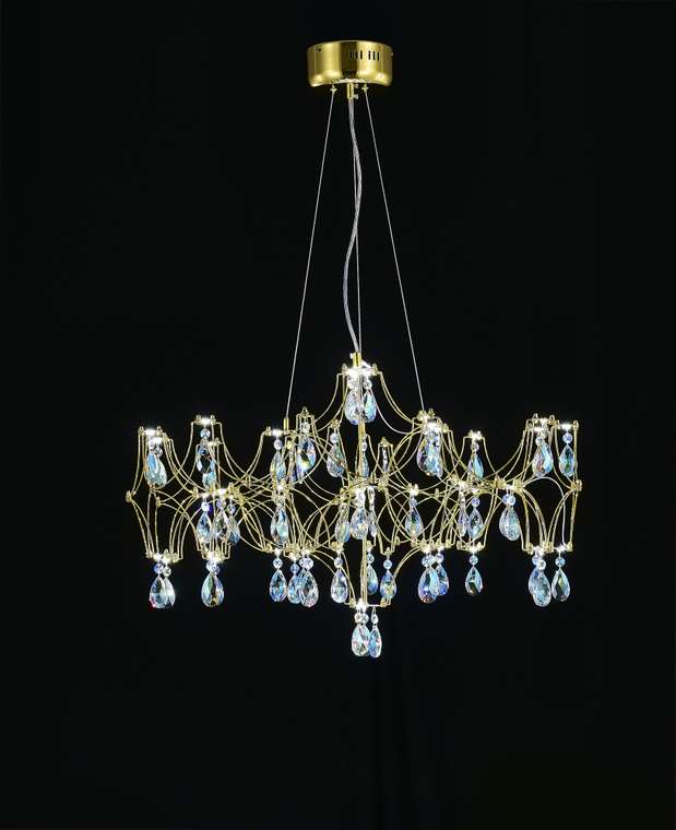 Подвесная люстра Ileria MR2652-57P-50CD (металл, цвет золото)